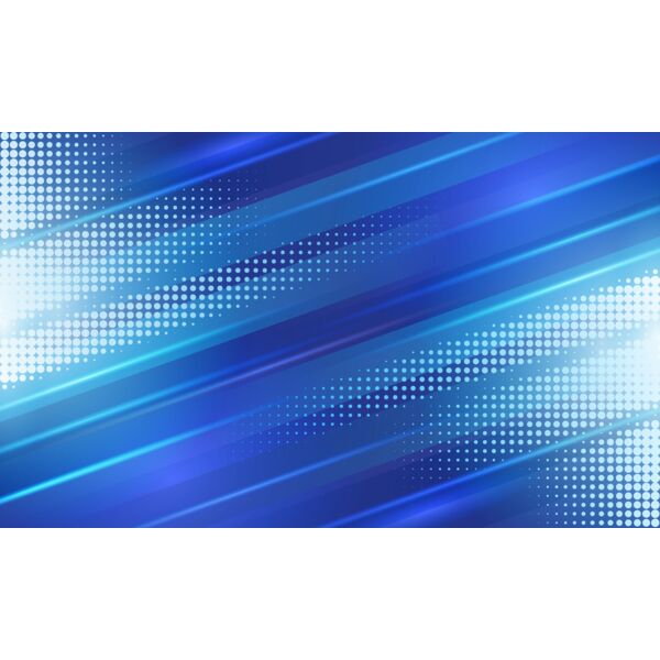 Blue diagonal geometric stripe with halftone background Thumbnail